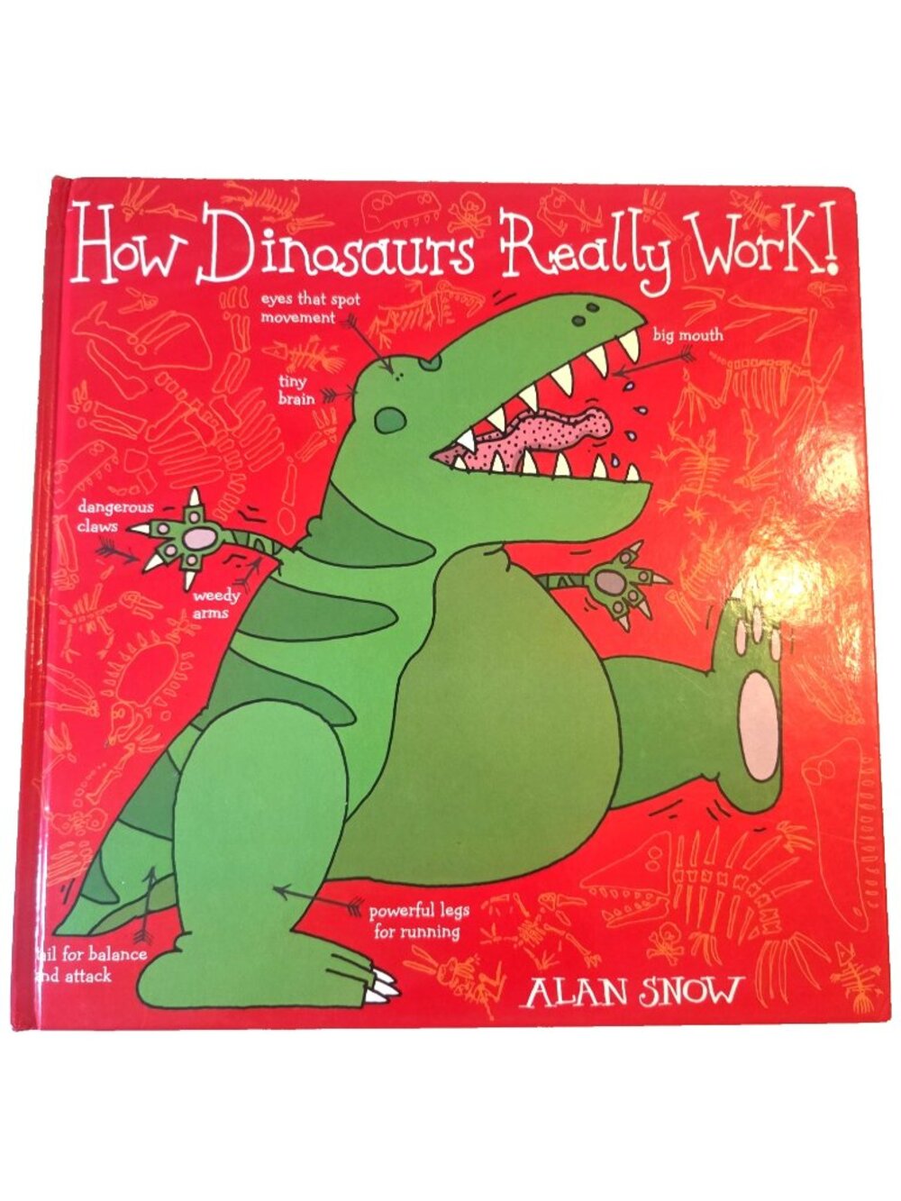 How Dinosaurs Really Work! Book Red Cover UK Edition Hardcover